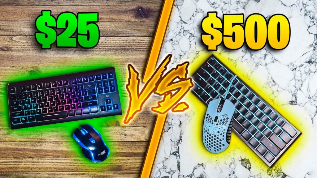 BROKE vs PRO Gaming Keyboard and Mouse – WORTH IT?