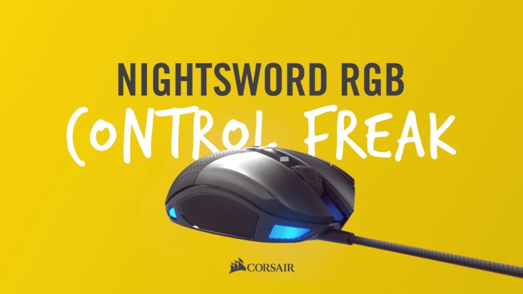 CORSAIR NIGHTSWORD RGB – Smart Tunable Gaming Mouse