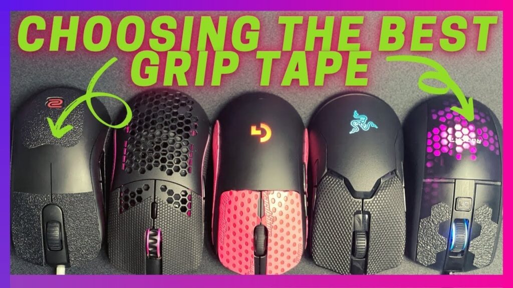 Choosing the best Grip Tape for your Gaming Mouse