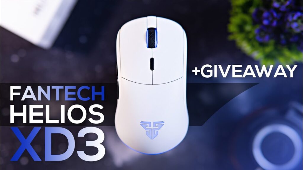 Fantech Helios XD3 Pro Wireless Review + GIVEAWAY! – Best Budget Wireless Gaming Mouse!