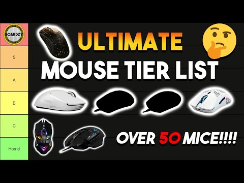 ULTIMATE Gaming Mouse Tier List (Over 50 Mice Included)